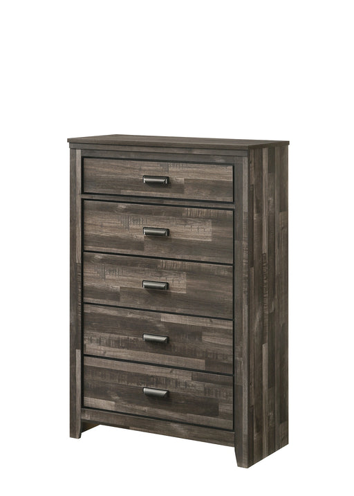 Crown Mark Furniture Carter 5 Drawer Chest in Brown image