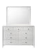 Crown Mark Furniture Evan Mirror in White image