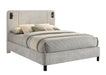 Freya King Bed Light Grey image