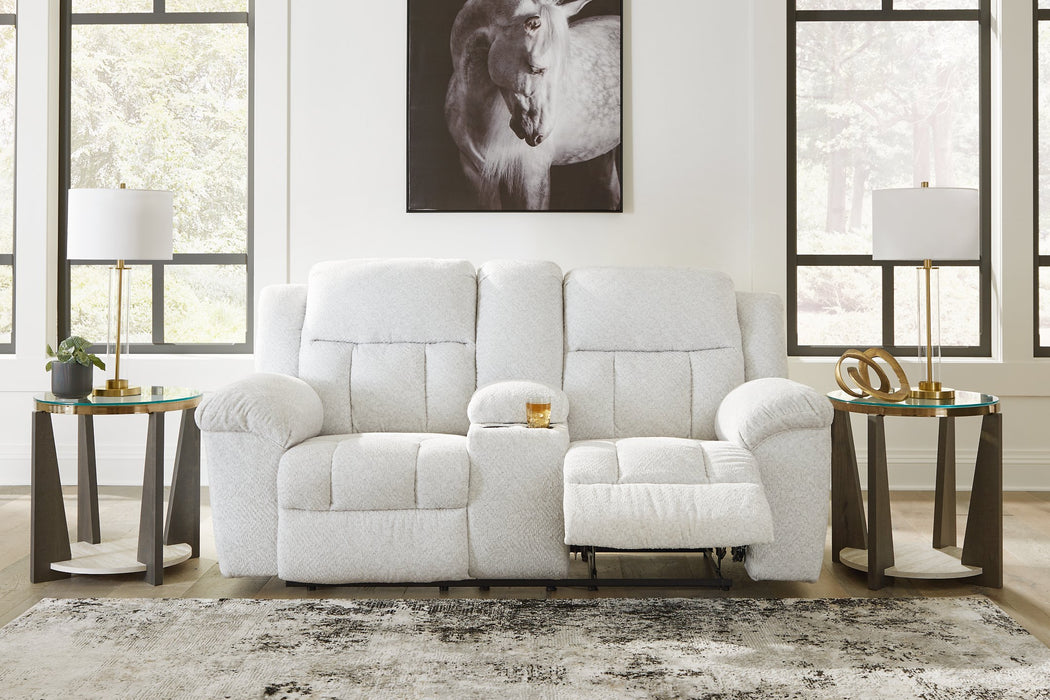 Frohn Reclining Loveseat with Console