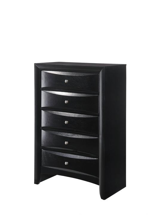 Crown Mark Furniture Emily Drawer Chest in Black image