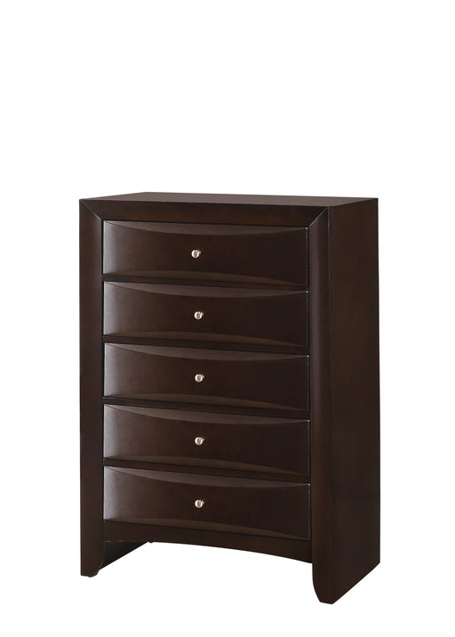 Crown Mark Emily Chest in Dark Cherry image