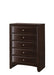 Crown Mark Emily Chest in Dark Cherry image