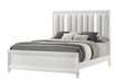 Crown Mark Furniture Cressida King Upholstered Panel Bed in White B7300-K image
