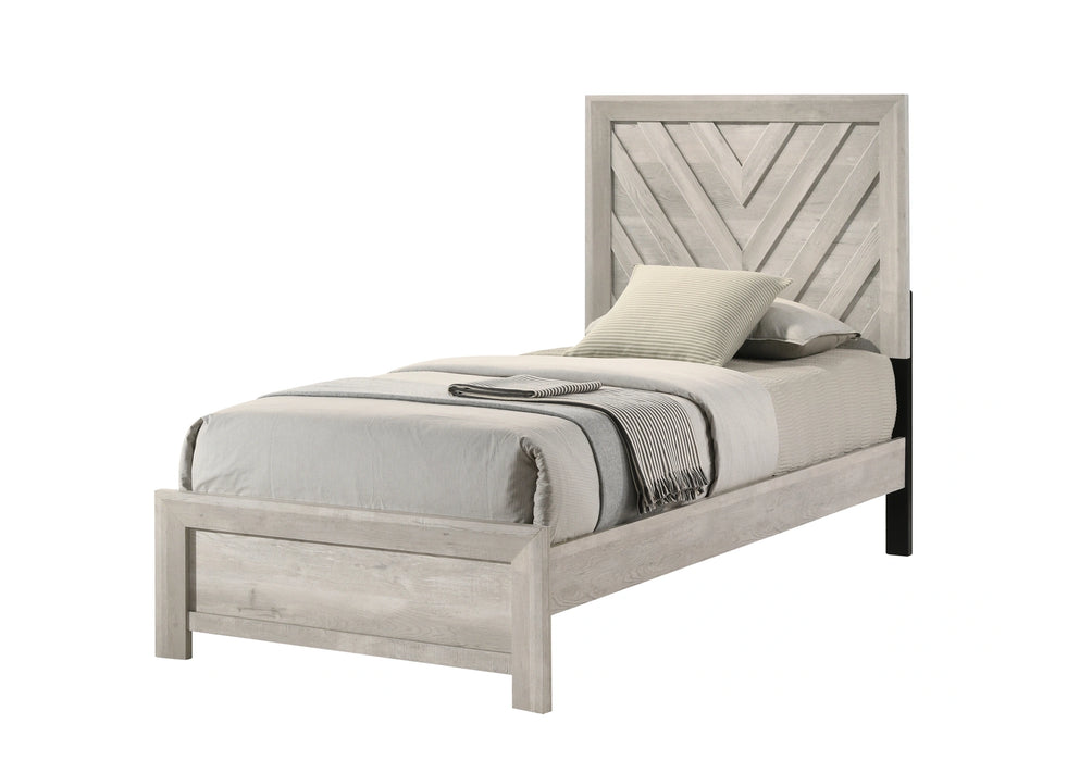 Valor Panel Bed In Gray