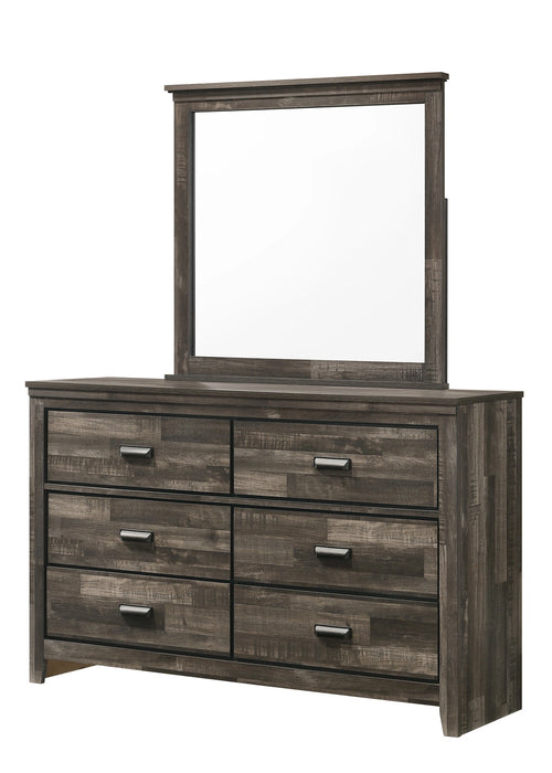 Crown Mark Furniture Carter Dresser Mirror in Brown image