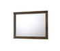 Crown Mark Furniture Curtis Mirror in Rustic image