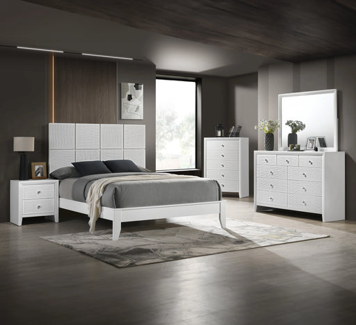Denker King Bed White image