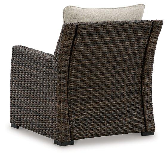 Brook Ranch Outdoor Lounge Chair with Cushion