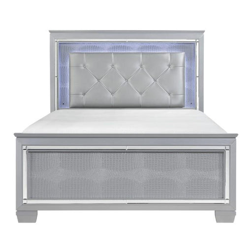 Allura Full Panel Bed in Silver 1916F-1 image