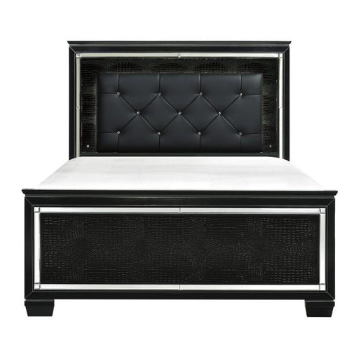 Allura Full Panel Bed in Black 1916FBK-1 image