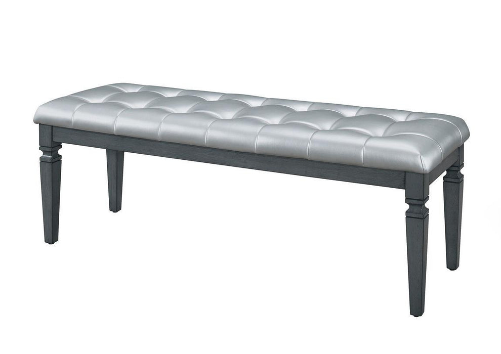 Allura Bed Bench in Gray 1916GY-FBH