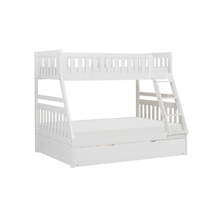 B2053TFW-1R - (4) Twin/Full Bunk Bed with Twin Trundle image