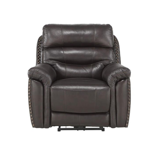 Lance Power Reclining Chair with Power Headrest and USB Port in Brown 9527BRW-1PWH image