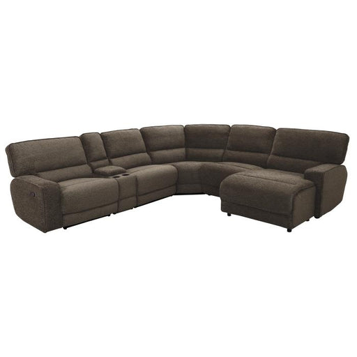 82386LRRC - (6)6-Piece Modular Reclining Sectional with Right Chaise image