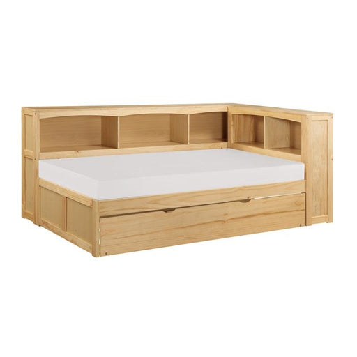 B2043BC-1BCR - (4) Twin Bookcase Corner Bed with Twin Trundle image