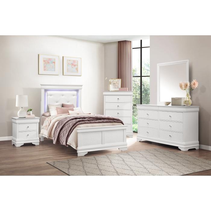 Lana (2) Twin Bed with LED Lighting