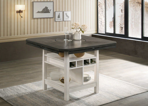 Crown Mark Furniture Conner Counter Height Table in White image