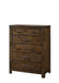 Crown Mark Furniture Curtis Chest in Rustic image