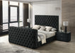 Josephine King Bed W TV Lift Black image