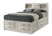 Emily Queen Bed White image