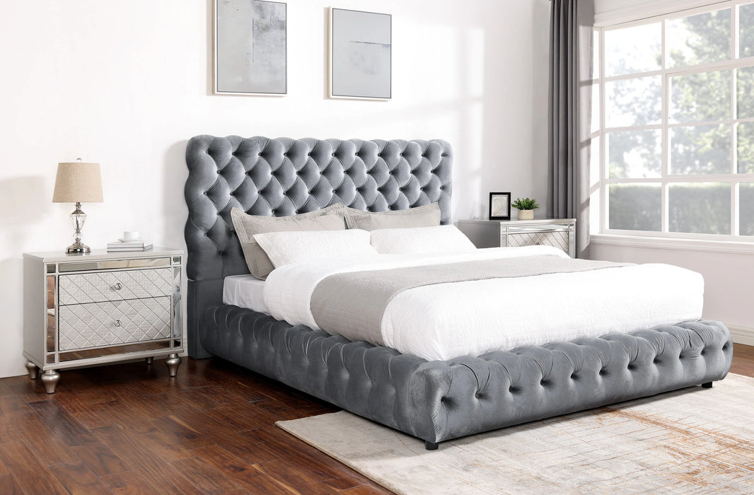Flory Bed Grey image