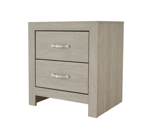 Crown Mark Furniture Jaylen 2 Drawer Nightstand in Gray image