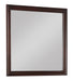 Crown Mark Furniture Louis Philip Dresser Mirror in Dark Cherry image