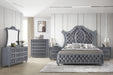 Crown Mark Furniture Voltare King Bed in Dark Grey image
