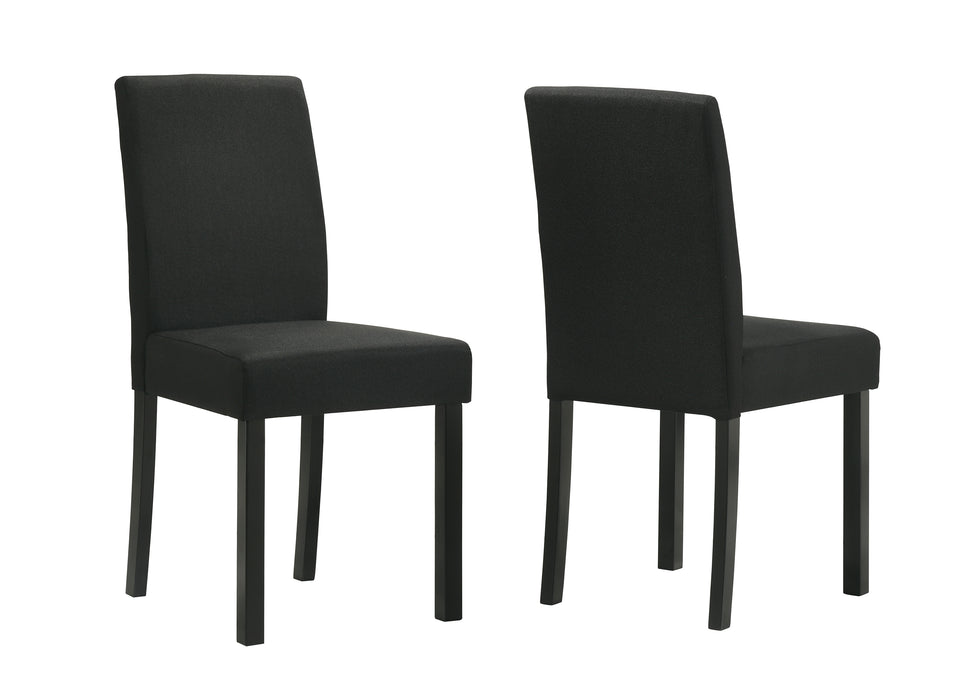 RESIA DINING CHAIR BLACK image