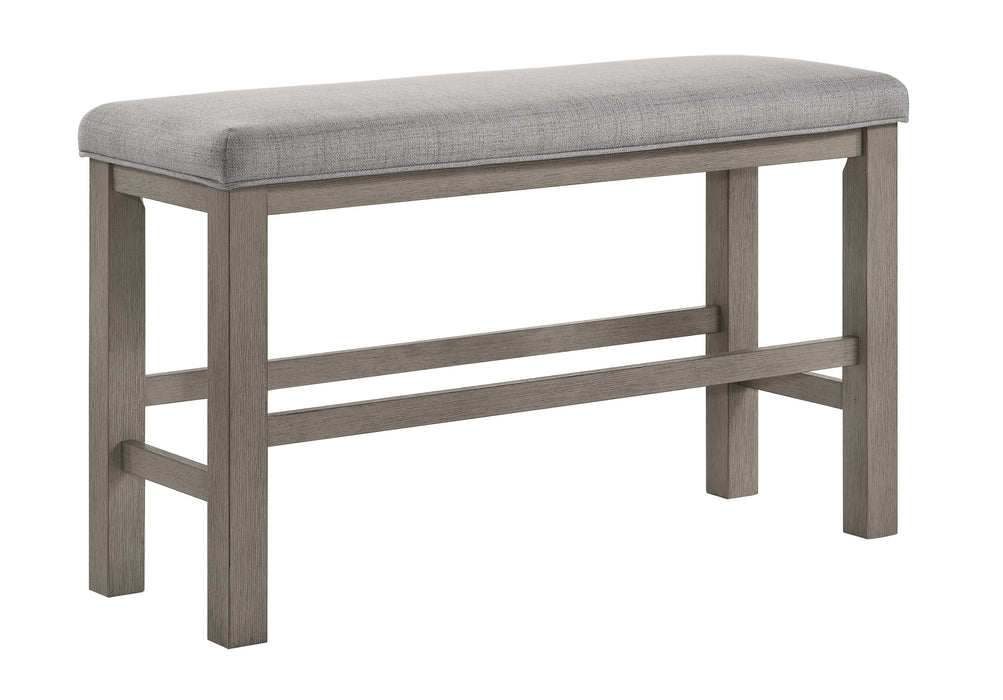 RENWICK COUNTER HT BENCH ALL GREY image