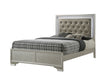 Crown Mark Lyssa Queen Upholstered Panel Bed in Embossed Crocodile Pattern image