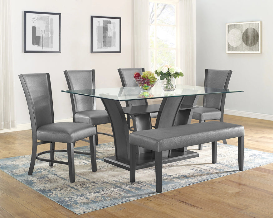 Camelia Gray Bench