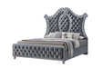 Crown Mark Furniture Voltare Queen Bed in Dark Grey image