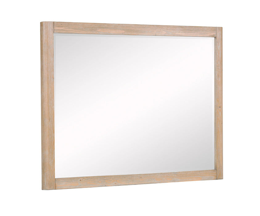 Kara Dresser Mirror-Cerused Natural