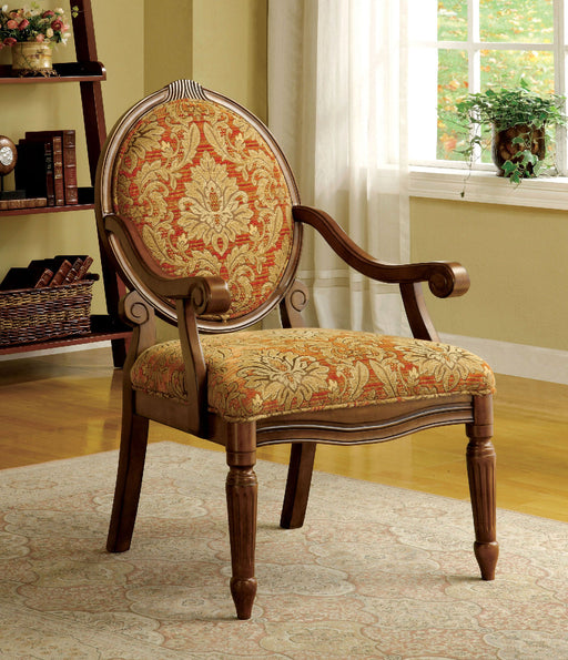 Hammond Tan/Orange Pattern Accent Chair image