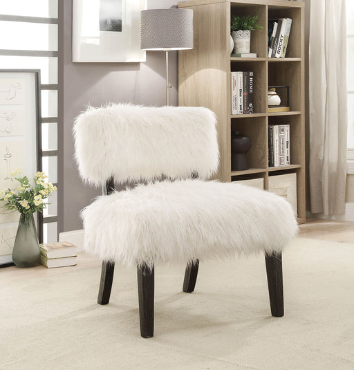 Pardeep White/Black Accent Chair image