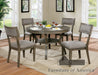Leeds Gray Round Dining Table image