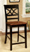 TORRINGTON II Black/Cherry Counter Ht. Chair (2/CTN) image