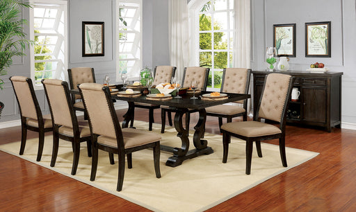 Patience Dark Walnut 7 Pc. Dining Table Set image