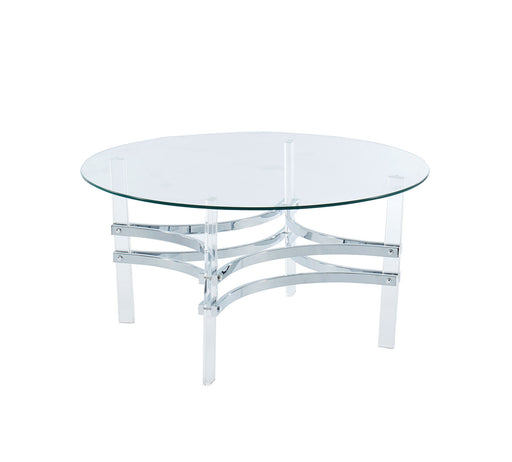 Tirso Chrome Round Coffee Table image